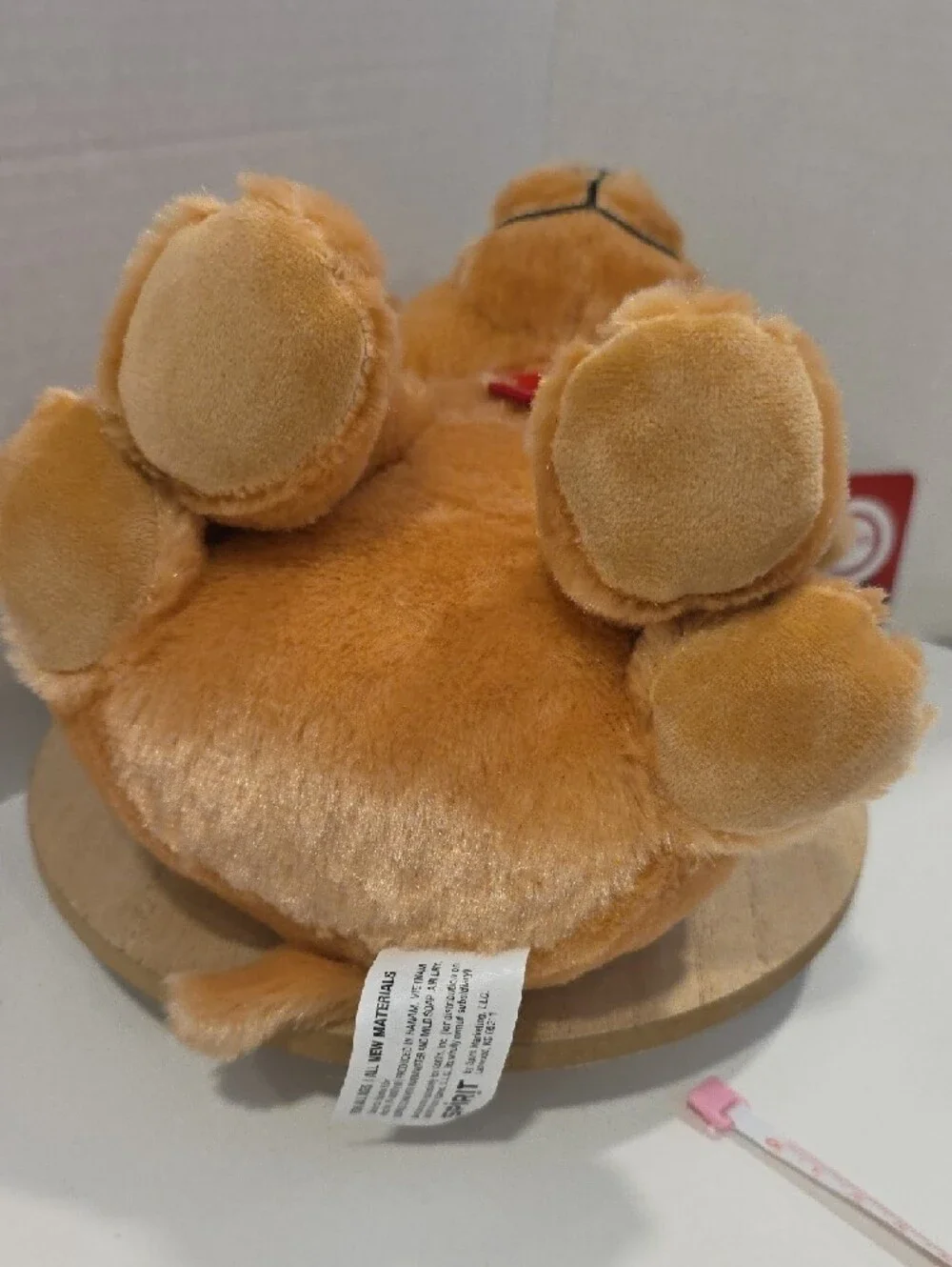 Mattel 80 Barbie Tan Plush Puppy with Red Collar By Kohl's Cares NWT